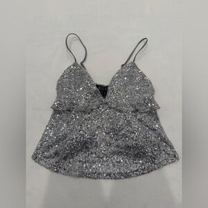 Sparkly crop top